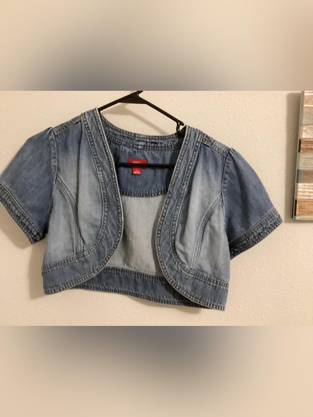 Denim shrugg